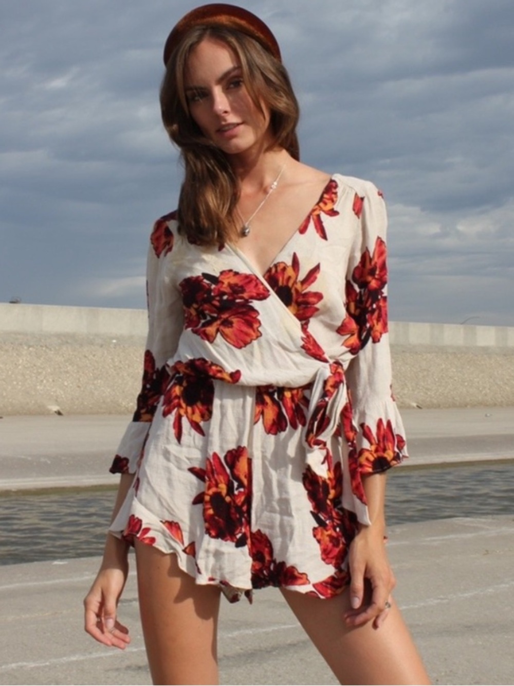 Free People All the Right Ruffles Romper